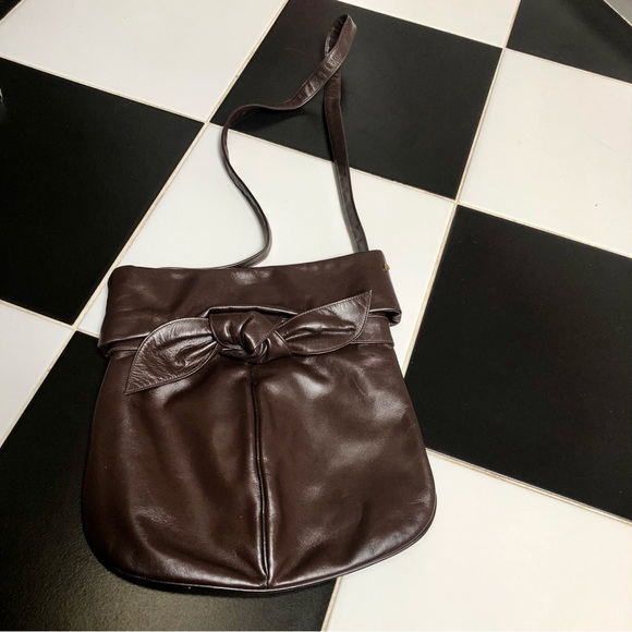 Halston Heritage Bags Vintage Halston Chocolate Brown Leather